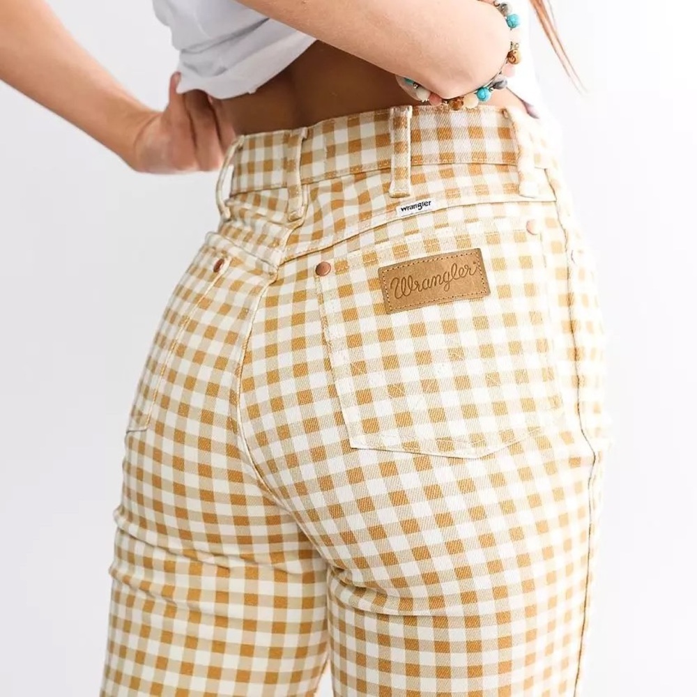 Wrangler Women’s Wanderer 622 Gingham High Rise Flare Jean (NWT) - 30x30